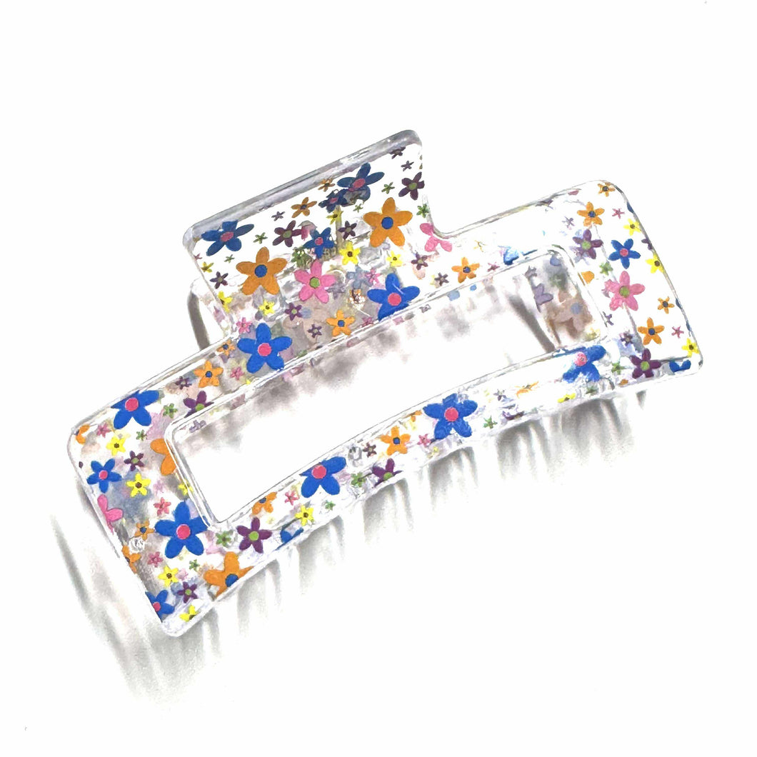 Rectangle fleuris