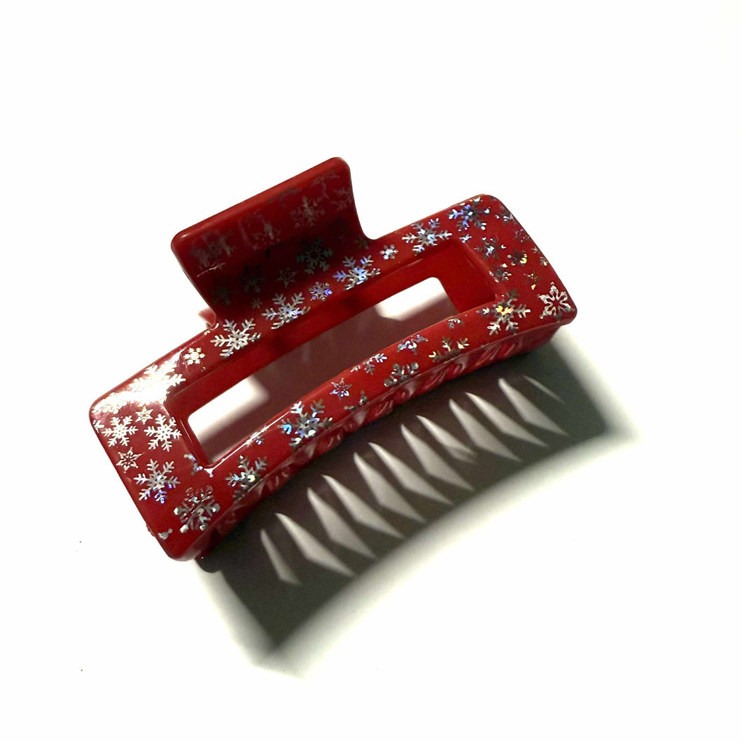 Rectangle • Rouge flocon