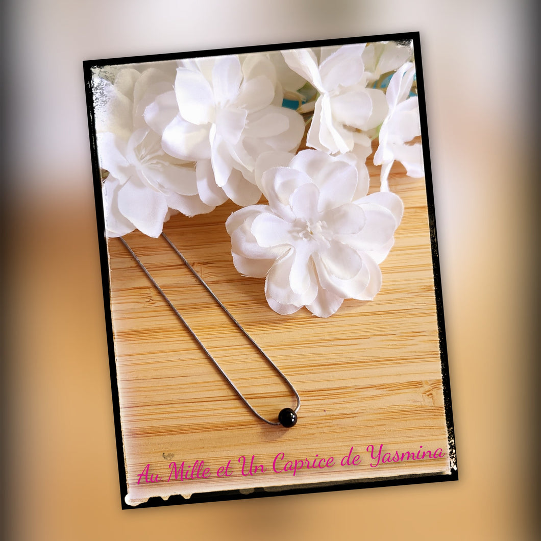 Collier • Perle noire