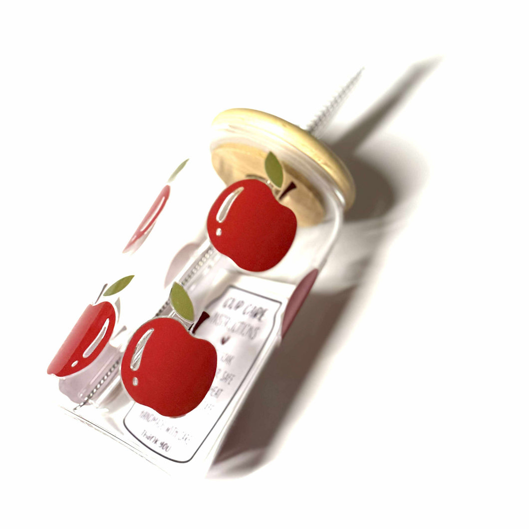 Verre en vitre • Pomme