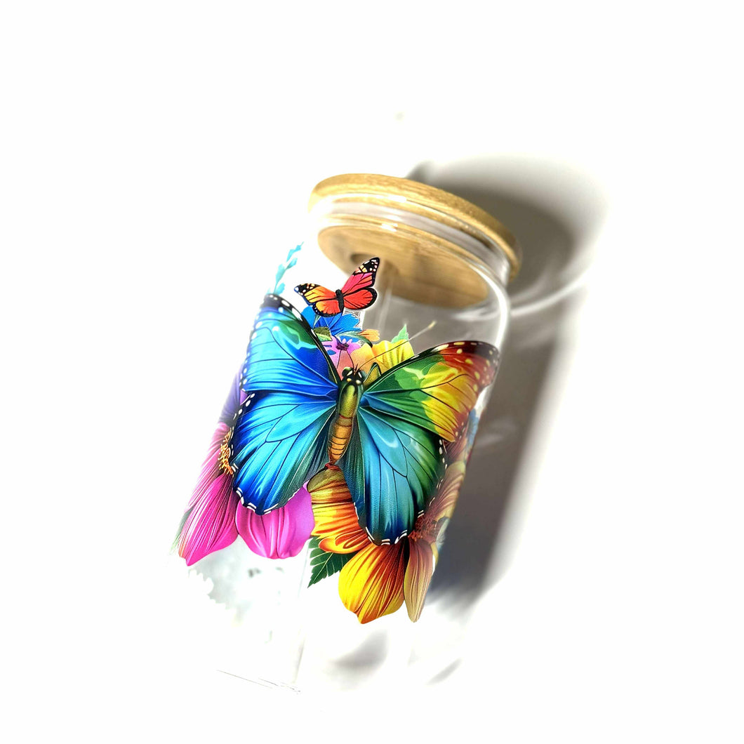 Verre en vitre • Papillon