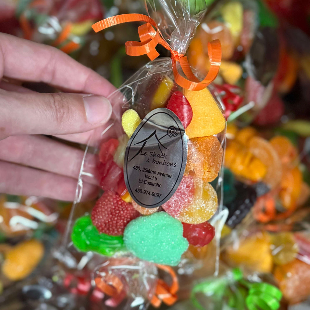 Petit sac de bonbon mixte halloween