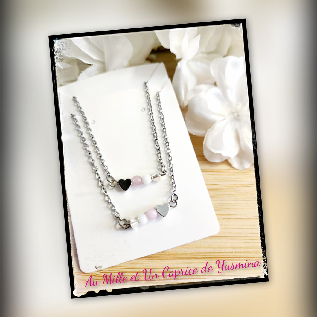 Duo collier • Hématite