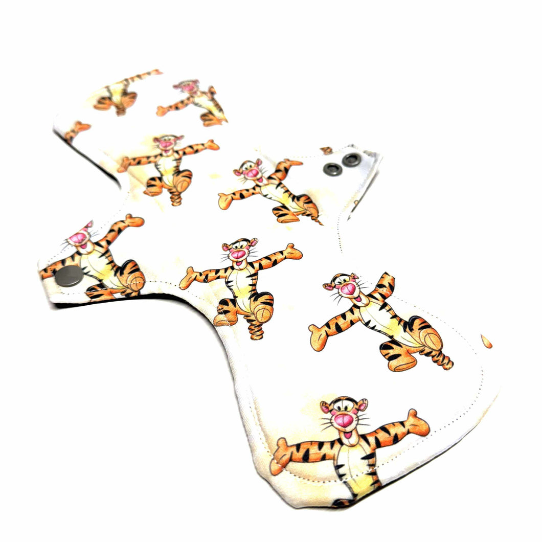 Serviette hygiénique lavable de nuit • Tigre