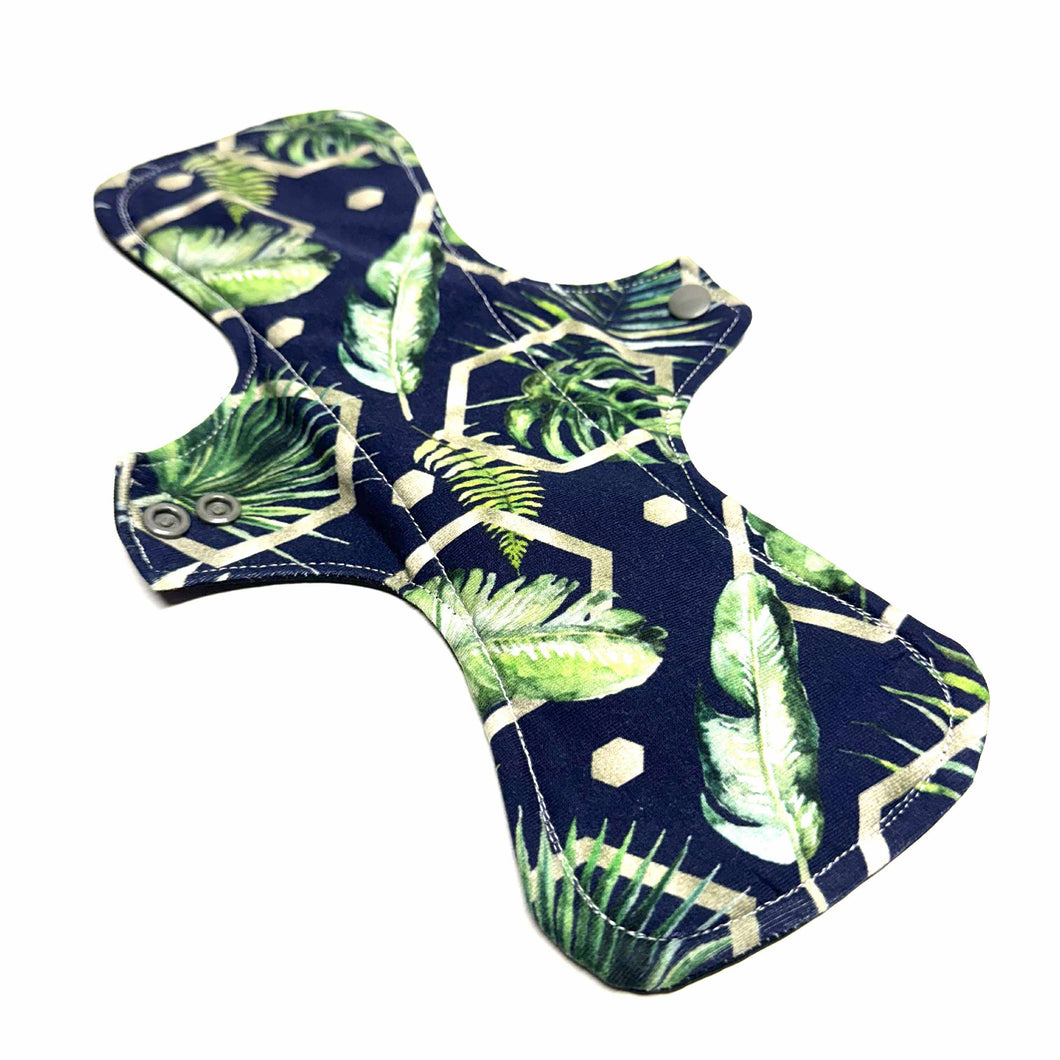Serviette hygiénique lavable de nuit • Monstera
