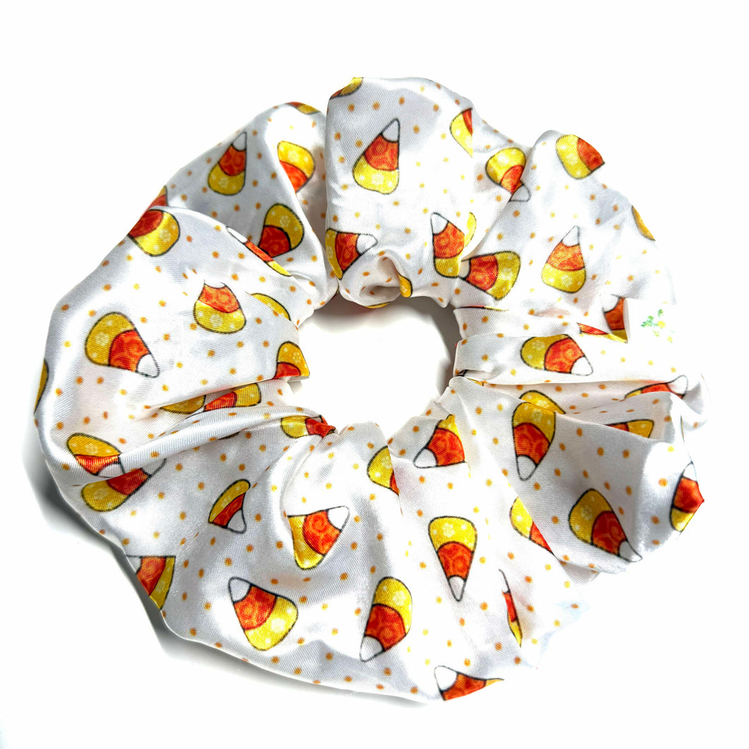 Chouchou XL en satin - Bonbon