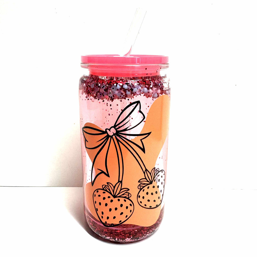 Snowglobe • Fraise et cerise