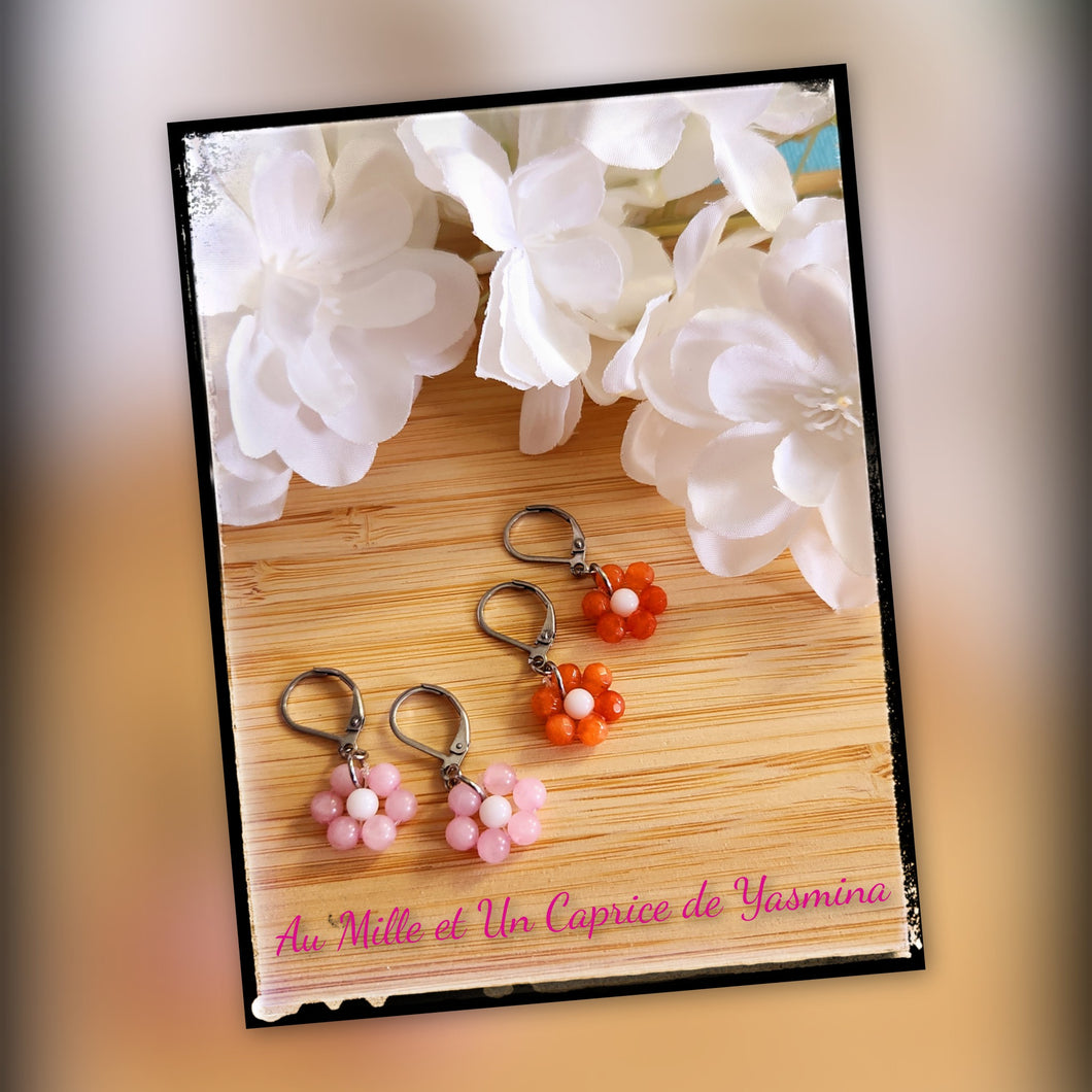 Boucle d'oreille • Fleur