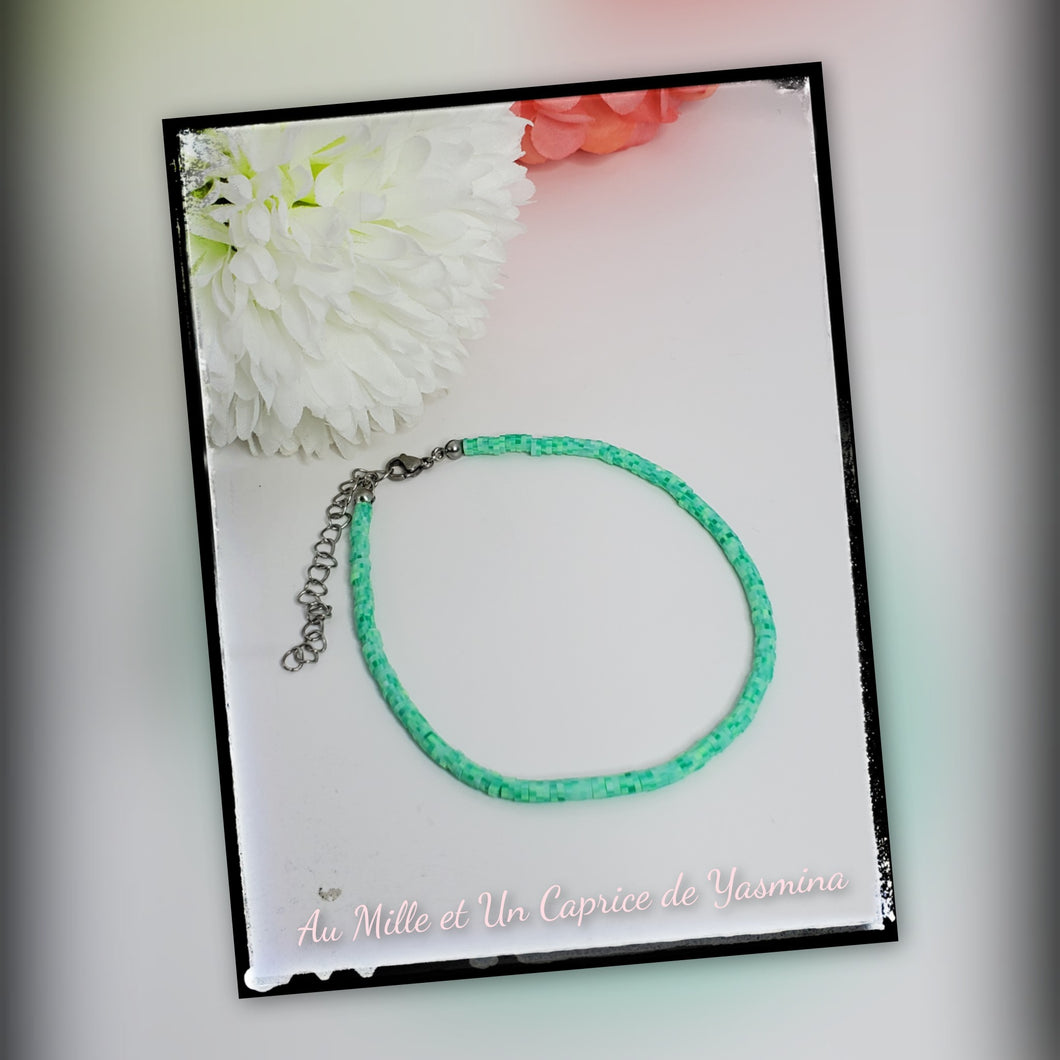 Bracelet de cheville • Vert
