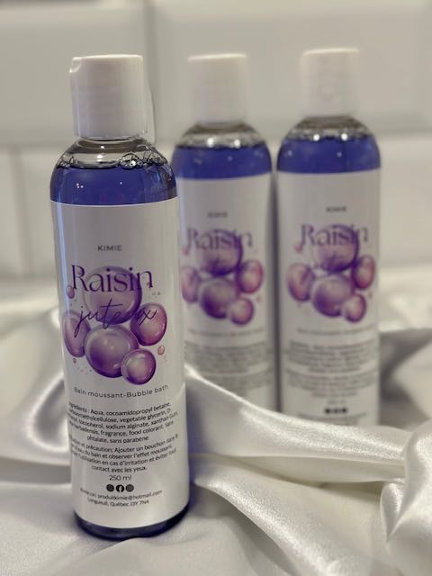 Bain moussant • Raisin