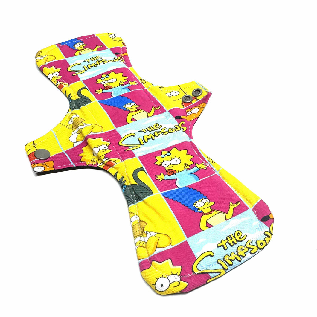 Serviette hygiénique lavable de nuit • Personnage jaune