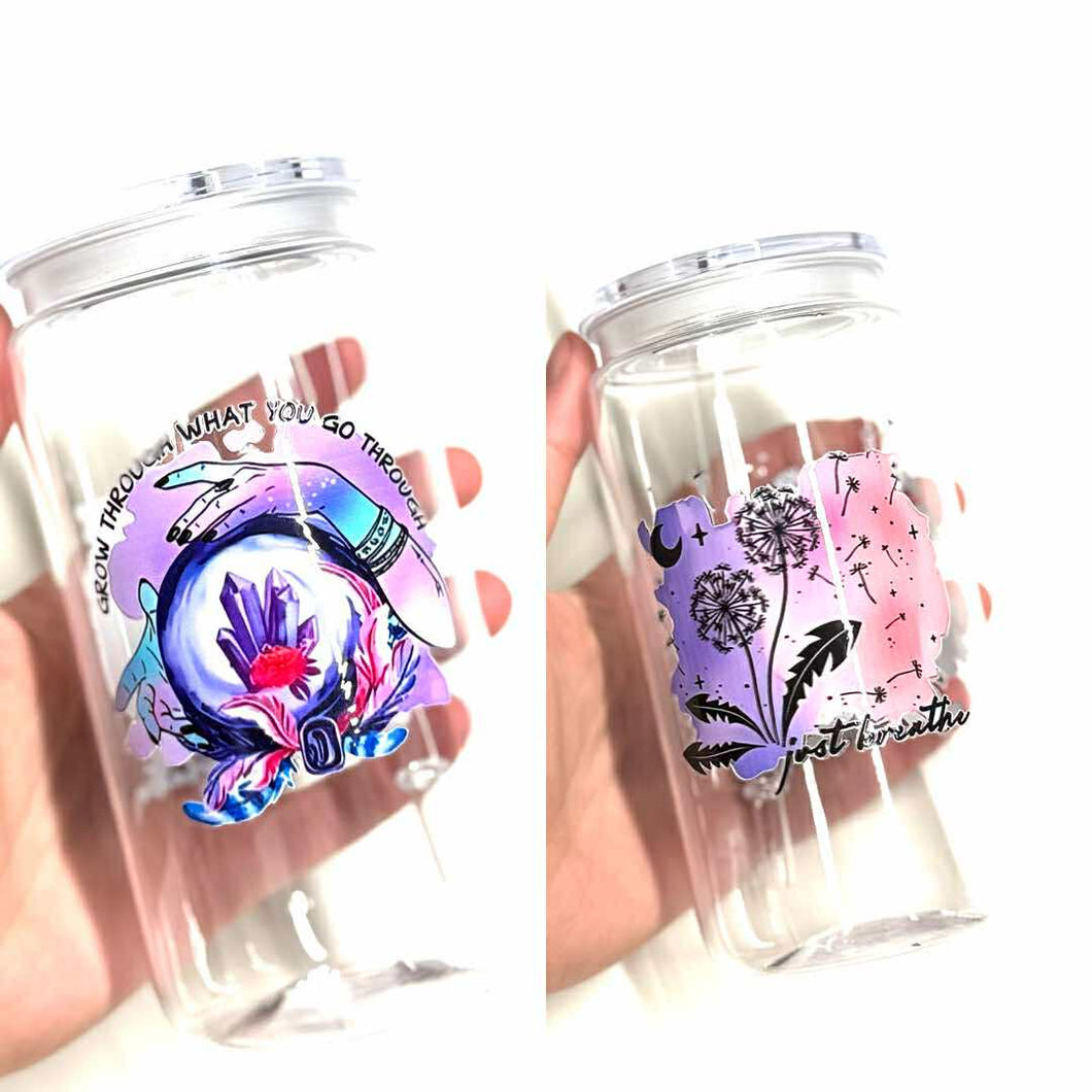 Verre en plastique • Diamant