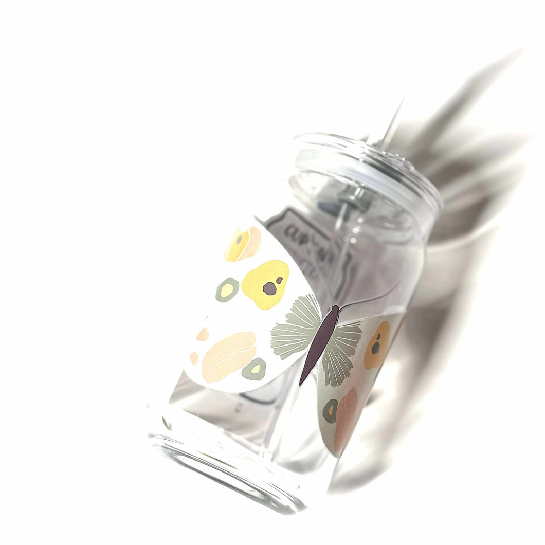 Verre en vitre • Papillon
